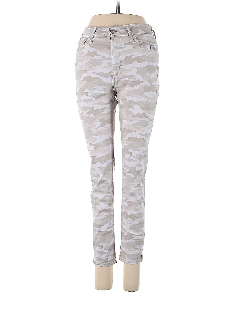 Pre-owned Levi's Jeggings In Silver