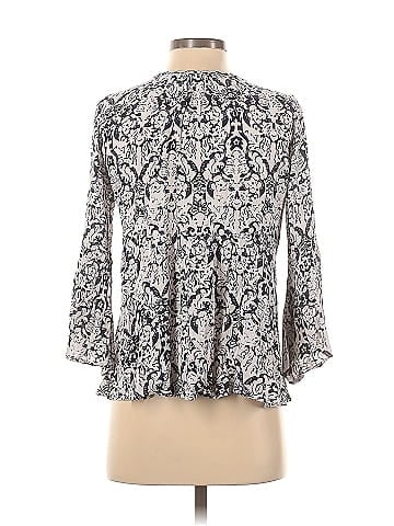 En Creme 3/4 Sleeve Blouse (view 2)