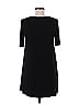 Azules Solid Black Casual Dress Size M - photo 2