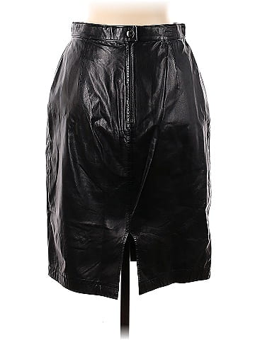 Georgetown Leather Design Faux Leather Skirt (view 2)