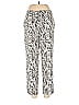 Assorted Brands Paisley Graphic Animal Print Silver Casual Pants Size 6 - photo 1