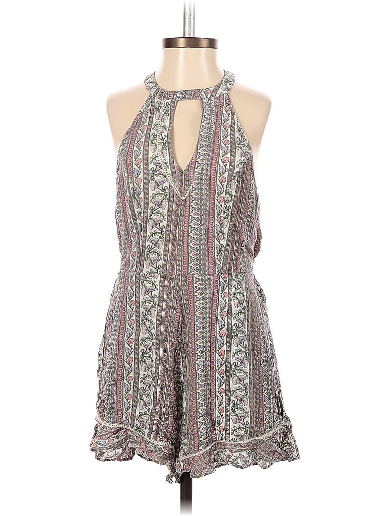 Pre-owned Shein Sleeveless Top Gray Halter Neckline Tops