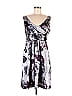 Maurices Graphic Gray Cocktail Dress Size 7 - 8 - photo 1
