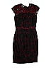 ML Monique Lhuillier Black Burgundy Cocktail Dress Size 0 - photo 1