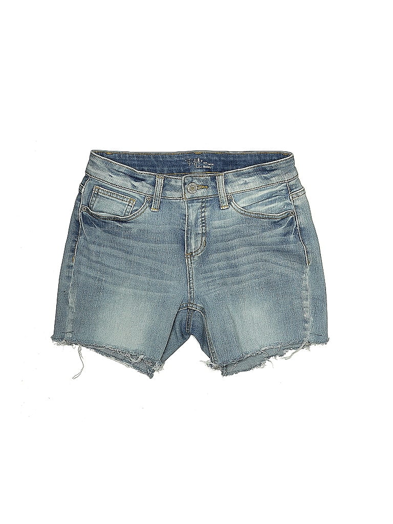 Time and Tru Blue Denim Shorts Size 10 petite 31 off ThredUp