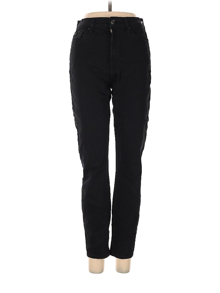 Pre-owned 7 For All Mankind Casual Pants In Black