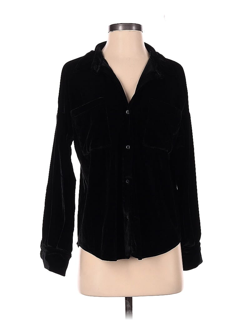Pre-owned Vici 3/4 Sleeve Blouse In Black