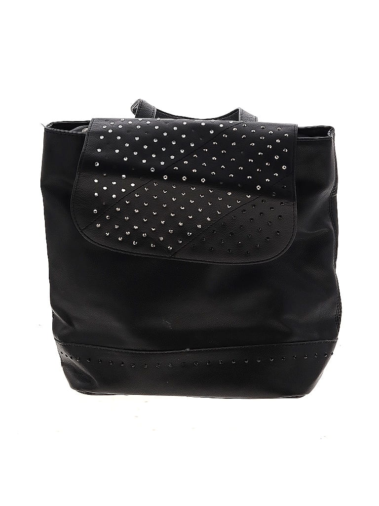 Bold Elements Stars Polka Dots Black Backpack One size - photo 1