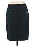 Theory Solid Black Blue Casual Skirt Size 2 - photo 2
