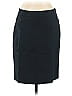 Theory Solid Black Blue Casual Skirt Size 2 - photo 1