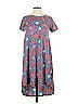 Lularoe Paisley Blue Brown Casual Dress Size XXS - photo 1