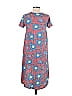 Lularoe Paisley Blue Brown Casual Dress Size XXS - photo 2