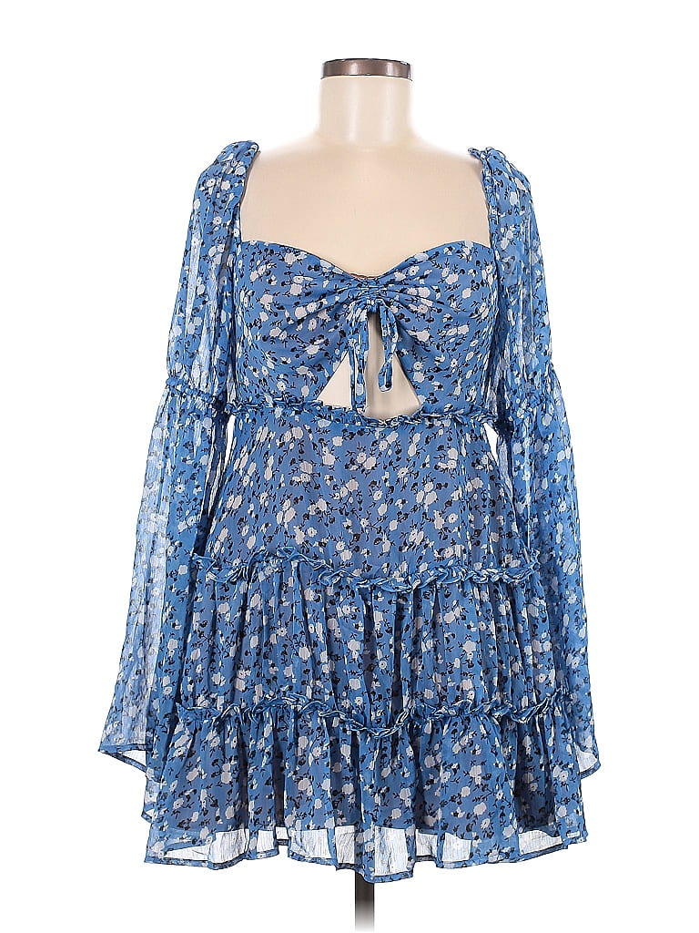 Majorelle 100% Polyester Blue Casual Dress Size M - photo 1