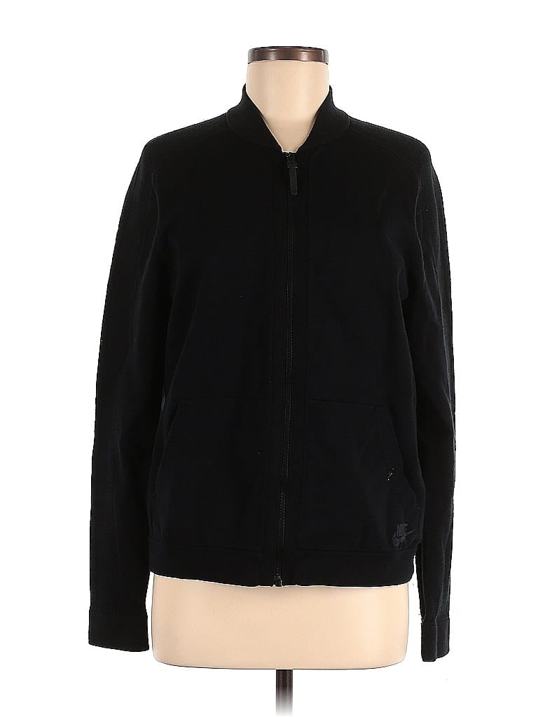 Pre-owned Nike Cardigan Sweater In Black