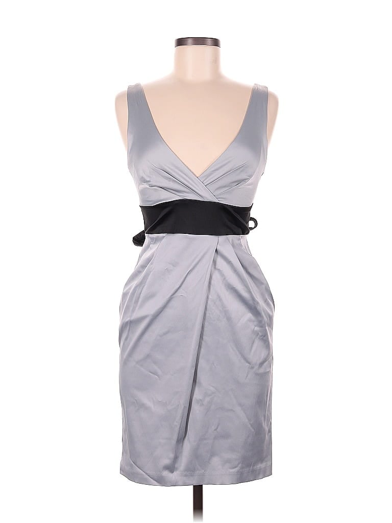 Pre-owned City Triangles Cocktail Dress In Gray