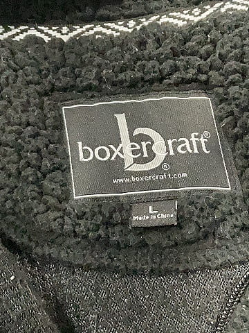 Boxercraft 100% Polyester Black Turtleneck Sweater Size L