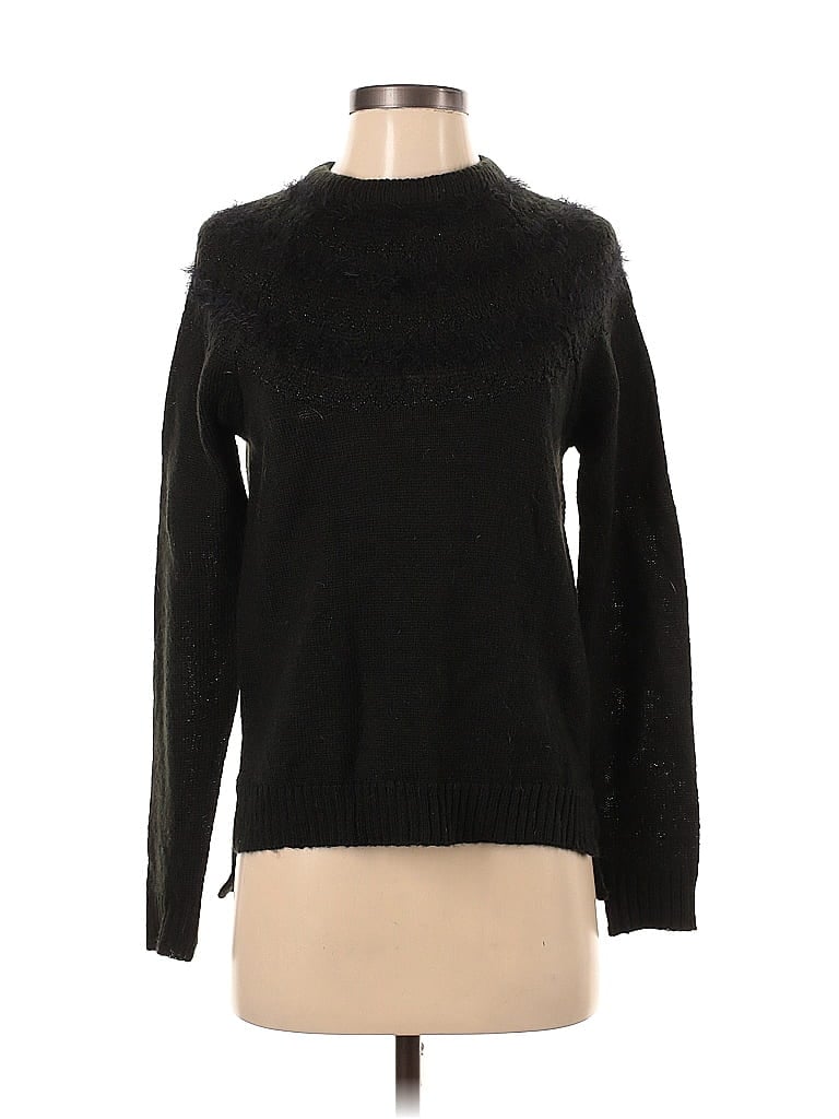 Pre-owned Who What Wear Pullover Sweater In Black