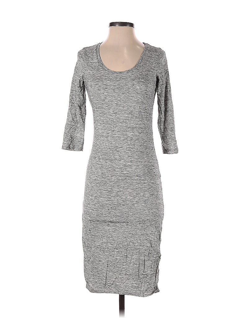 Pre-owned Express Casual Dress In Gray