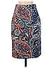 Antonio Melani Paisley Graphic Blue Casual Skirt Size 1 - photo 1