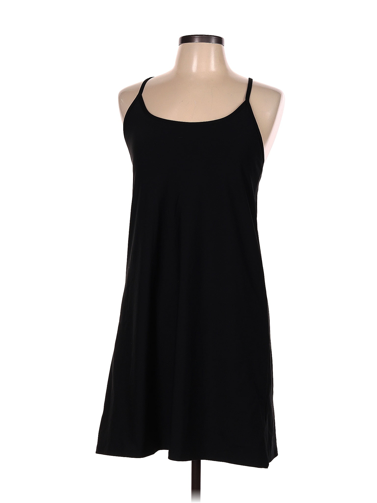 Active By Old Navy Solid Black Casual Dress Size L 47 Off Thredup