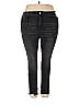 Terra & Sky Stripes Black Jeans Size 18 - photo 1