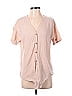 Macaron Pink Short Sleeve Henley Size S - photo 1