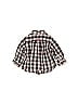 Little Legends 100% Cotton Checkered-gingham Plaid Brown Long Sleeve Button-Down Shirt 9-12 MO / 12 MO - photo 2