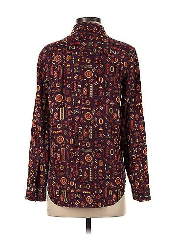 Kate Spade Saturday Long Sleeve Silk Top (view 2)