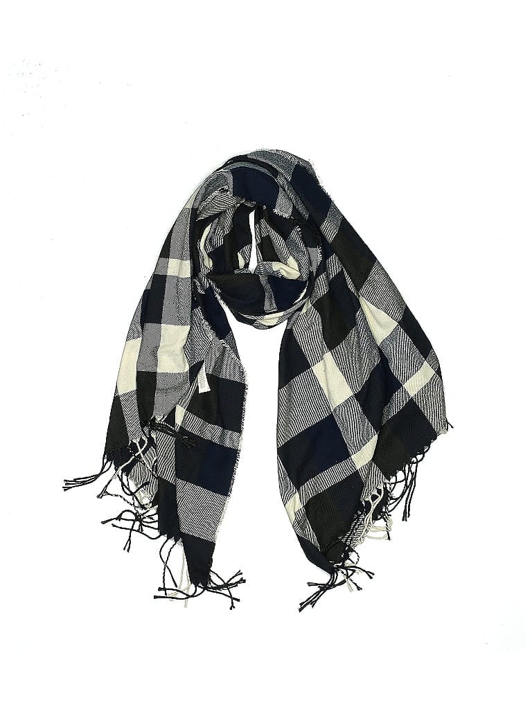 Pre-owned Plush Scarf In Blue
