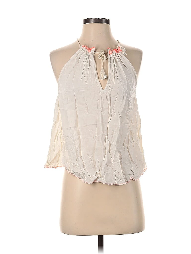 Ecote 100% Rayon Ivory Sleeveless Blouse Size S - photo 1