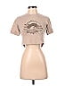 Mia Joy Tan Short Sleeve T-Shirt Size 5 - photo 1