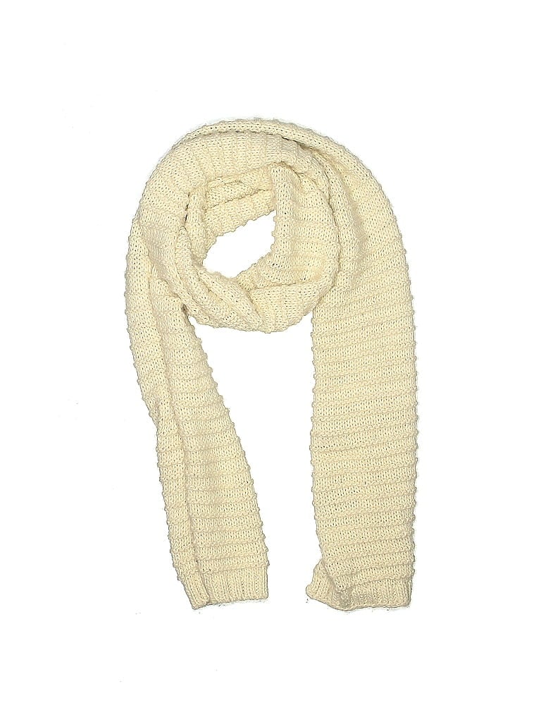 Pre-owned Zara Scarf In White