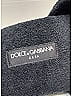 Dolce & Gabbana Animal Print Black Brown Cotton Terry Slippers Size 10 - photo 6
