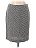 RENA LANGE Solid Tweed Chevron-herringbone Gray Formal Skirt Size 6 - photo 1