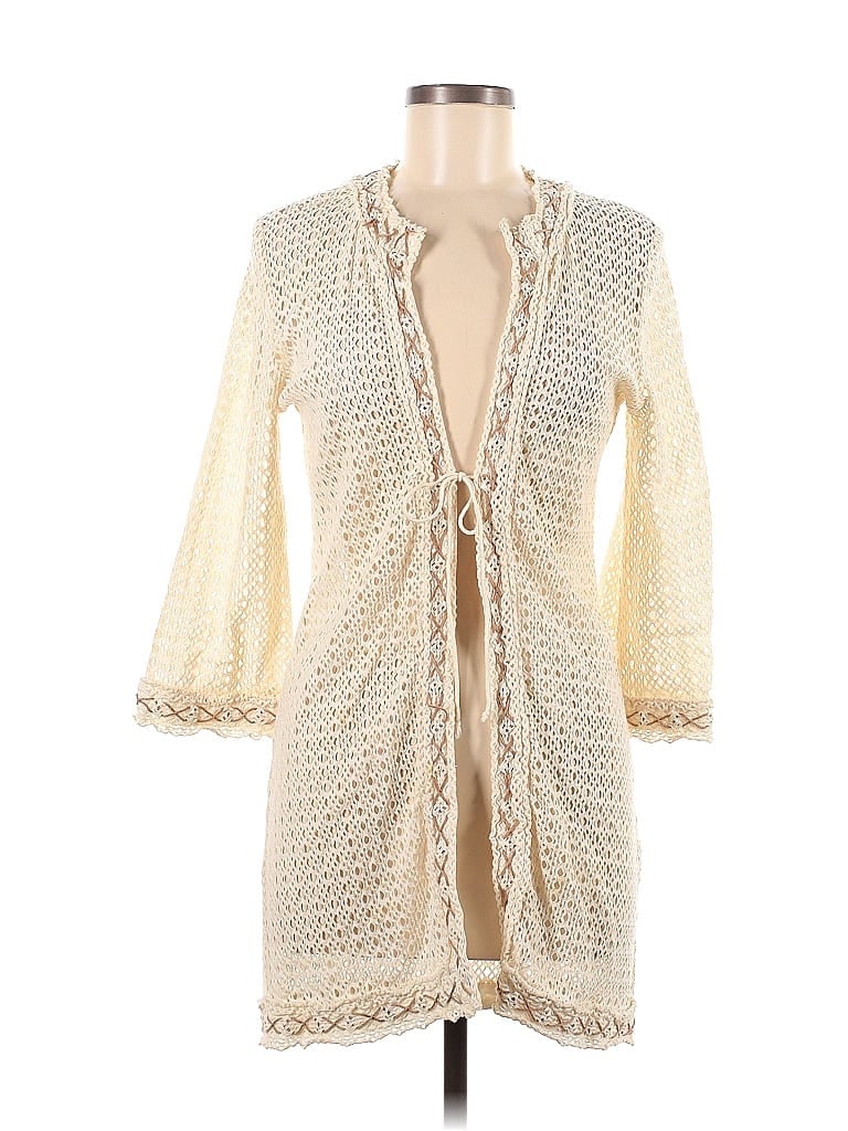 Click to view more detailed imagery on our partner's website Pre-owned Kathy Heyndels Atelier Couture Cardigan Sweater In White