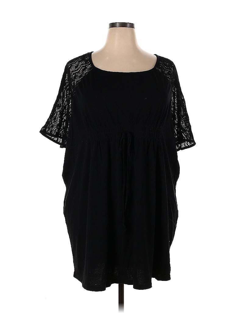 Catherines Black Casual Dress Size 3X - photo 1