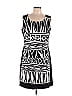 Chetta B 100% Polyester Graphic Black Casual Dress Size L (estimated) - photo 1