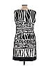 Chetta B 100% Polyester Graphic Black Casual Dress Size L (estimated) - photo 2