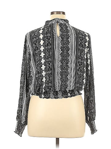 Bold Elements Long Sleeve Blouse (view 2)
