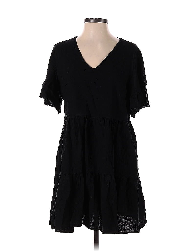 Pre-owned Assorted Brands Casual Dress In Black
