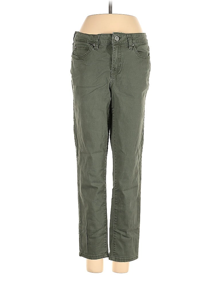 Pre-owned Nicole Miller Studio Casual Pants In Green