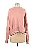 Faherty Solid Pink Pullover Sweater Size S - photo 1