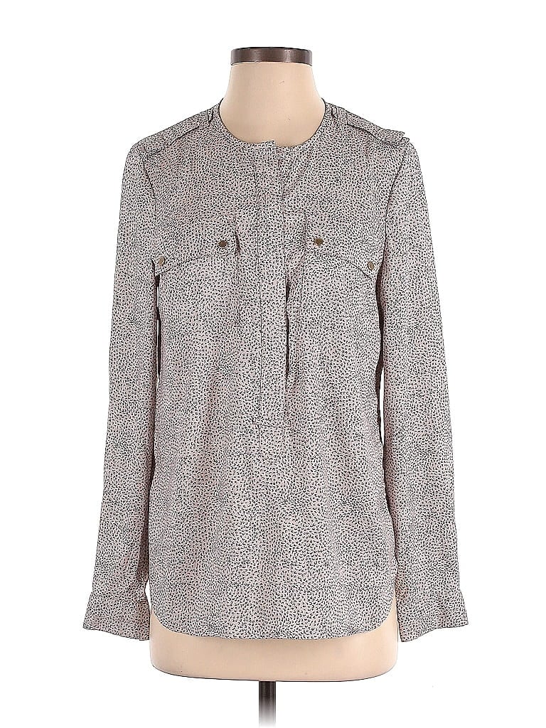 Click to view more detailed imagery on our partner's website Pre-owned Ann Taylor Long Sleeve Blouse In Gray