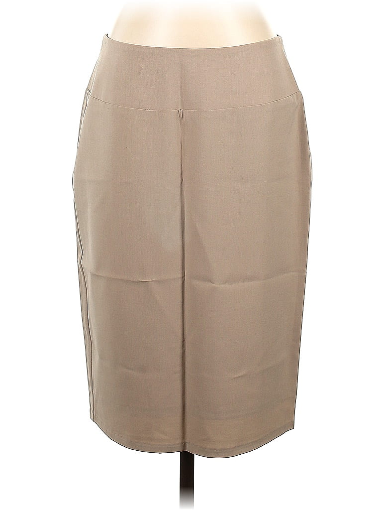 Ellen Tracy Tan Formal Skirt Size 4 - photo 1