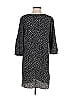 Ann Taylor 100% Polyester Polka Dots Black Casual Dress Size S - photo 2