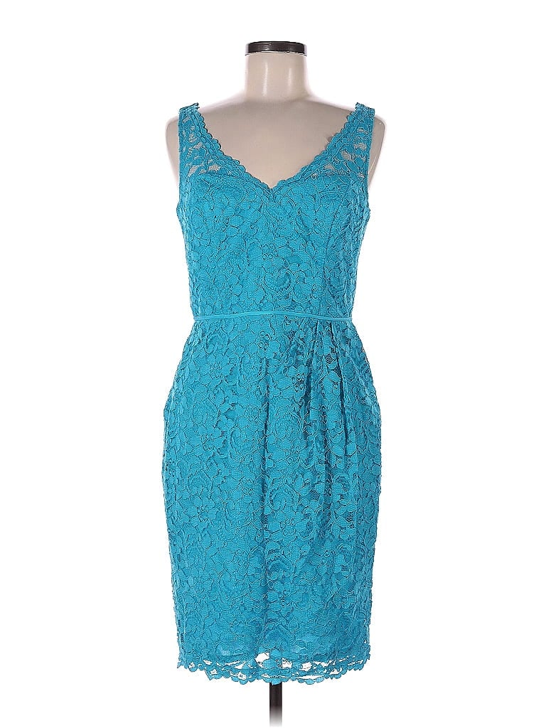 Pre-owned David's Bridal Cocktail Dress In Blue