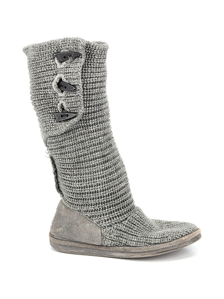 Bearpaw Gray Boots Size 7 60 off ThredUp