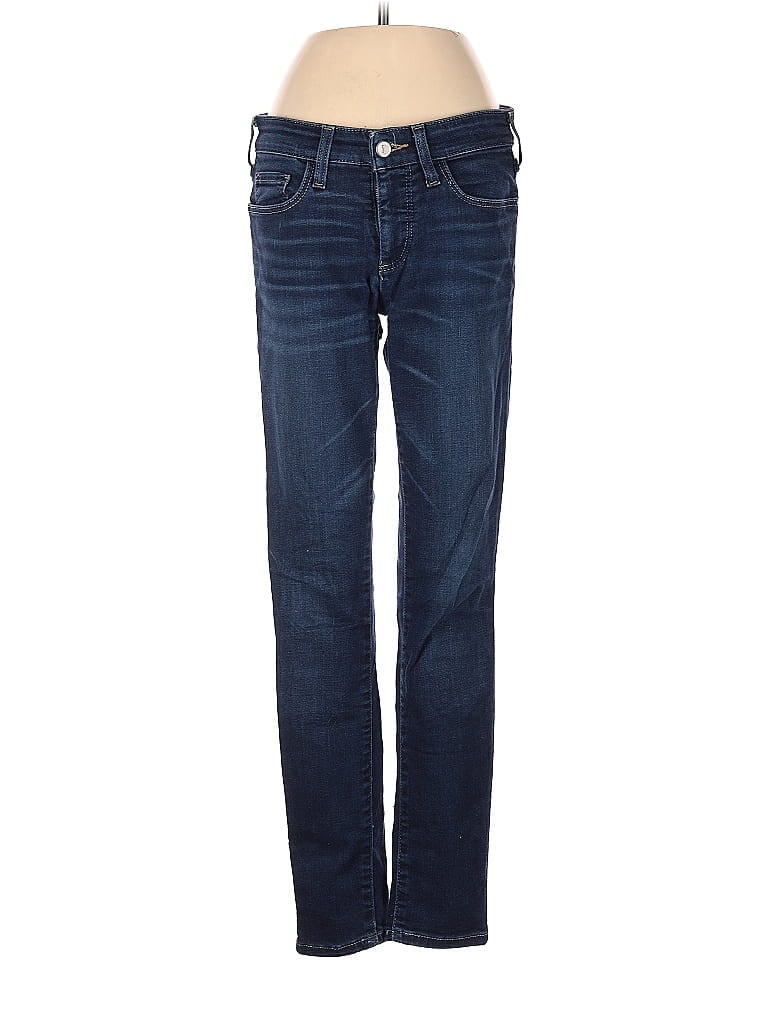 Pre-owned Pilcro And The Letterpress Jeggings In Blue