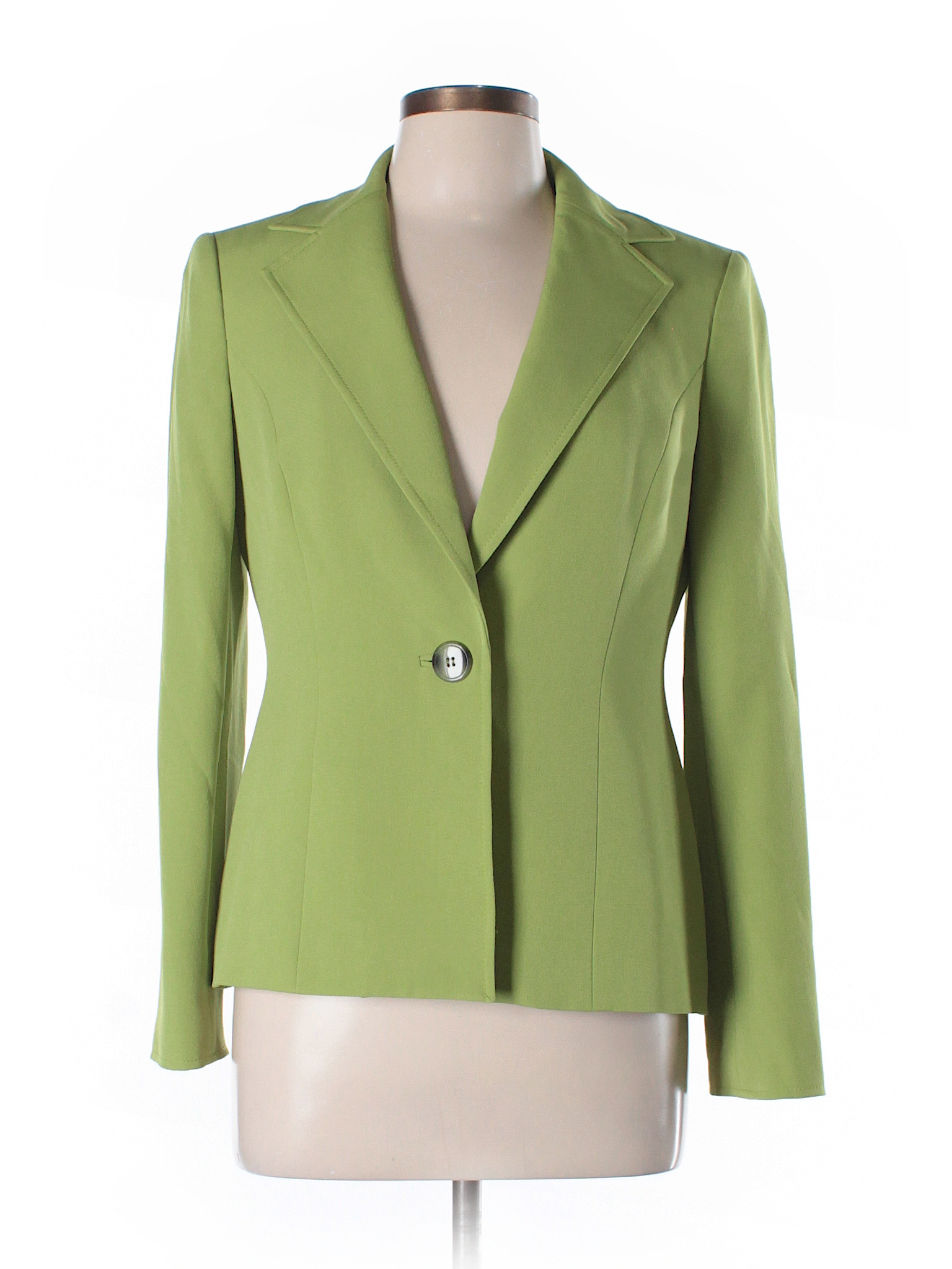 Kasper Solid Green Blazer Size 6 94 Off Thredup