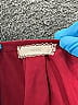 Soprano 100% Polyester Burgundy Sleeveless Button-Down Shirt Size 7 - 8 - photo 3
